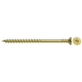fischer OSB-Plattenschraube FOS CTD 4,5 x 50 YZP 220 Senkkopf Innenstern TX Doppelgew. gelb pass. - 578591