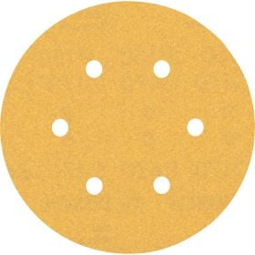 Bosch 50x Expert C470 Schleifpapier mit 6 Löchern für Exzenterschleifer 150 mm G 150 - 2608901122