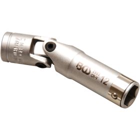 BGS Glühkerzen-Gelenk-Einsatz Sechskant Antrieb Innenvierkant 10 mm (3/8") SW 12 mm - 2983