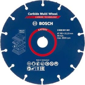 Bosch EXPERT Carbide Multi Wheel Trennscheibe, 180 mm, 22,23 mm - 2608901681