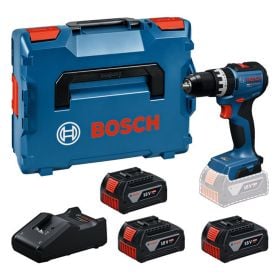 Bosch Akku-Schlagbohrschrauber GSB18V-52 / 3 x Akku GBA 18V 5.0Ah in L-BOXX - 06019S0128