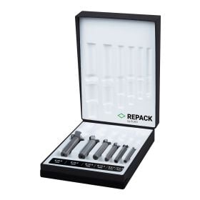 RUKO ULTIMATECUT Kegel- und Entgratsenker-Satz 3S HSS DIN 335 Form C 90° in REPACK 6 teilig - 102790RK