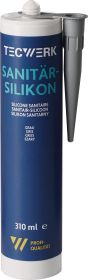 Sanitärsilikon grau 310ml Kartusche TECWERK
