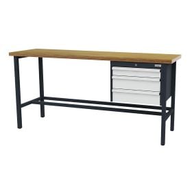 WS24 Arbeitstisch Schubladen: 1 x 100 2 x 150B x T x H 2.000 x 600 x 960 mm - WS24-100395