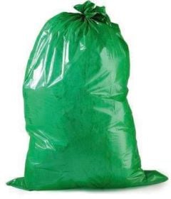 Müllsack Premium Inhalt 120l Maße 700x1100mm Stärke 45µ PE grün TRANSPAK
