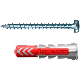 Fischer 100x DUOPOWER 6x30 PH TX mit Panhead-Schraube - 545838