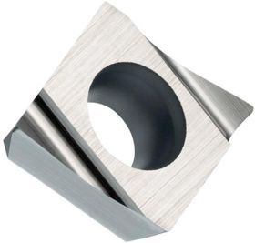 Drehwendeschneidplatte ISO CPGX 060202FR-JZ:TT010 Bohrungs-D. 2,8mm Farbe Grau