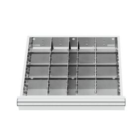 WS24 Schubladeneinteilung Metalleinteilung BLH 150/175 mm Innenmaß 500 x 450 mm - WS24-100175