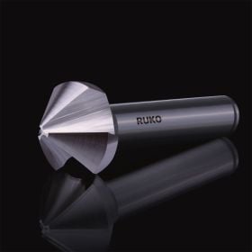 RUKO Kegel- und Entgratsenker-Satz DIN 335 Form C 90° HSS für Aluminium in Kunststoffkassette - 6 tlg. - 102152ARO