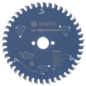 Bosch Kreissägeblatt Expert for High Pressure Laminate für Handkreissägen 140 x 20 x 1,8 mm 42 - 2608644131