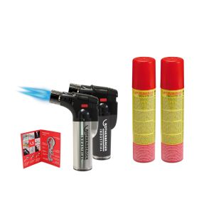 ROTHENBERGER Industrial 2x Power Jet Quattro 2x Nachfüllgas 1x Multitool - 1500005961