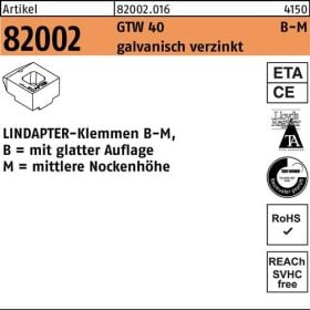 Klemmen R 82002 GTW 40 MM 8/4,0 galv.verz. 1 Stück LINDAPTER