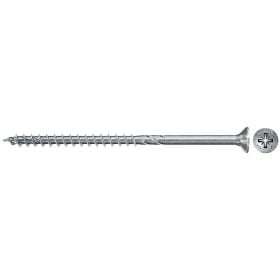 Fischer 500x Power-Fast II FPF II CZP 4,5 x 50  mm BC Senkkopf mit Kreuzschlitz PZ2 Teilgewinde galvanisch verzinkt blau passiviert - 670317