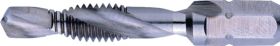 Kombigewindebohrer HSSG 1/4 Zoll 6KT M8x6,8mm Steig.1,25mm TECWERK