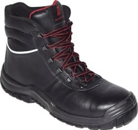 Sicherheitsstiefel POWER STEP MID+ Gr.42 schwarz S3 HRO SRC EN20345 Volleder