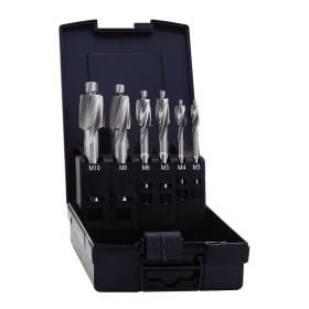 EXACT Flachsenker Set für Kernloch M3/M4/M5/M6/M8/M10/M12 HSS DIN 373 - 5861