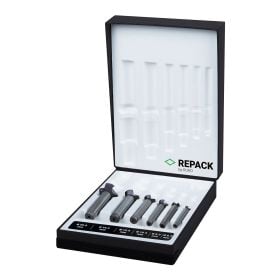 RUKO ULTIMATECUT Kegel- und Entgratsenker-Satz 3S HSSE-Co 5 RUnaTEC DIN 335 Form C 90° in REPACK 6 teilig - 102790EPRK