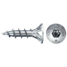 fischer Spanplattenschraube PowerFast FPF II CTF 4,0 x 16 BC 110 Senkkopf Innenstern TX Vollgew. - 576729