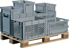 Lockweiler Transportstapelbehälter L600xB400xH220mm - NB42V2-139142220118