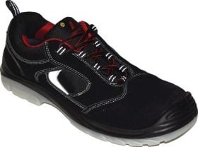 Sicherheitsschuh EASY STEP Gr.40 W.11 schwarz S1P SRC EN20345 Leder NITRAS