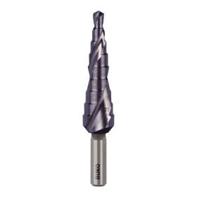RUKO Stufenbohrer HSS-TiAlN, spiralgenutet mit Kreuzanschliff - 101050-9F