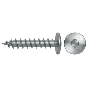 fischer Zaunverbinderschraube FZV MTF 7,0 x 35 A2 12 Halbrundkopf Innenstern TX Vollgew. Edelstahl A2 - 578598