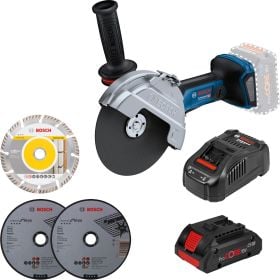 Bosch Akku-Winkelschleifer GWS 18V-180 PC Ø 180 mm / 1x 4,0 Ah ProCore + GAL 1880 CV