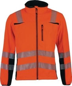 ASATEX Warnschutz-Softshelljacke Prevent® Trendline orange / schwarz Größe XXL - PTW-SN/XXL/68