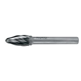RUKO Hartmetall-Frässtift RBF Ø 6 mm Kopflänge 18 mm Schaft-Ø 6 mm Verzahnung Alu - 116030A