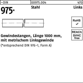 Gewindestange DIN 975 links M16 -LHx 1000mm Stahl 1 Stück