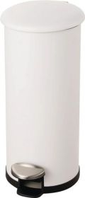 Tretabfallsammler Helit "the zinc" 20l D239xH566mm Stahl,pulv.weiß HELIT