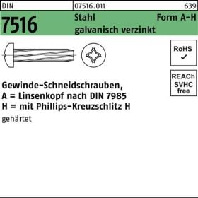 Gewindeschneidschraube DIN 7516 LIKO PH AM 5x40-H Stahl galv.verz. 500St.