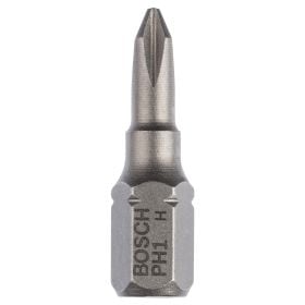 Bosch 10x Schrauberbit Extra-Hart, PH 1, 25 mm im Blister - 2607001509