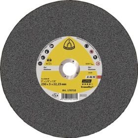 Trennscheibe A 46N Supra D125x2,5mm gekr.Alu.Bohr.22,23mm KLINGSPOR