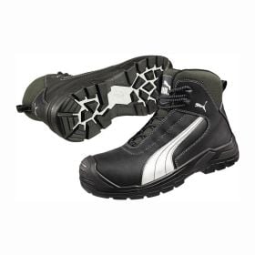 PUMA Sicherheitsstiefel Cascades Mid Größe 44 schwarz / weiß - 63.021.0-44