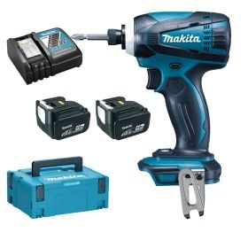 Makita DTD134RMJ Akku-Schlagschrauber 155 Nm 14,4 V / 2x 4,0 Ah Akku + Ladegerät im Makpac