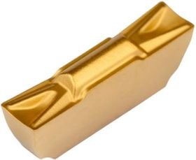 Drehwendeschneidplatte ISO LCMF 041304-F:T8330 Tiefe 3mm PVD beschichtet Gold
