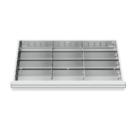 WS24 Schubladeneinteilung Metalleinteilung BLH 100/125 mm Innenmaß 800 x 450 mm - WS24-100298