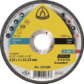 KLINGSPOR Trennscheibe A 960 TZ Special Ø 115 x 1 mm gerade - 322180