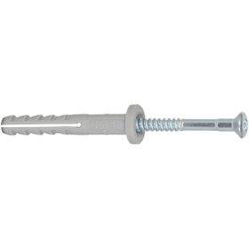 Fischer 100x Nageldübel N 6X35/5 F Flachkopf - 522948