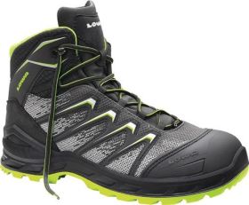 ELTEN Sicherheitsstiefel Larrox Work GTX grey Mid Größe 45 grau / grün - 5464-45