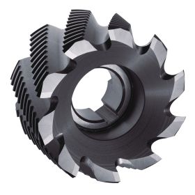 Walzenstirnfräser DIN 1880 Typ NR D.40mm HSS-Co5 TiCN Z.7 TECWERK