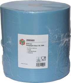 Putztuch ELOwipe XL L.ca.360 mxB.ca.360mm blau 3-lagig 1 Rl./VE ELOS