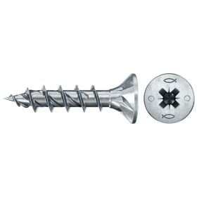 fischer Spanplattenschraube PowerFast FPF II CZF 5,0 x 30 BC 55 Senkkopf Kreuzschlitz PZ Vollgew. - 576715