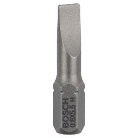 Bosch 3x Schrauberbit Extra-Hart, S 0,8 x 5,5, 25 mm - 2607001461