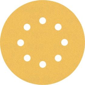 Bosch 50x Expert C470 Schleifpapier mit 8 Löchern für Exzenterschleifer 125 mm G 120 - 2608900912