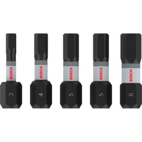 Bosch PRO Hex Impact Bit H3 H4 H5(x2) H6 25 mm 5-tlg. - 2608521U59