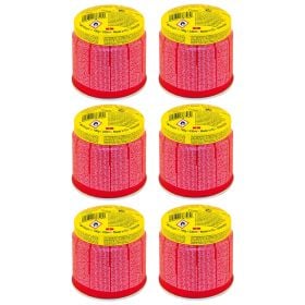ROTHENBERGER Industrial C200 Supergas-Brenngas-Kartusche Stechkartusche NEU mit integriertem Gas Lock System 6 Stück