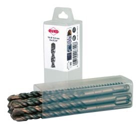 RUKO 10x SDS-plus Hammerbohrer mit 3 Schneiden in Kunstoffverpackung - 213081K