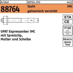 Expressanker R 88764 IMC 12/160/256 Stahl galv.verz. 20 Stück UPAT